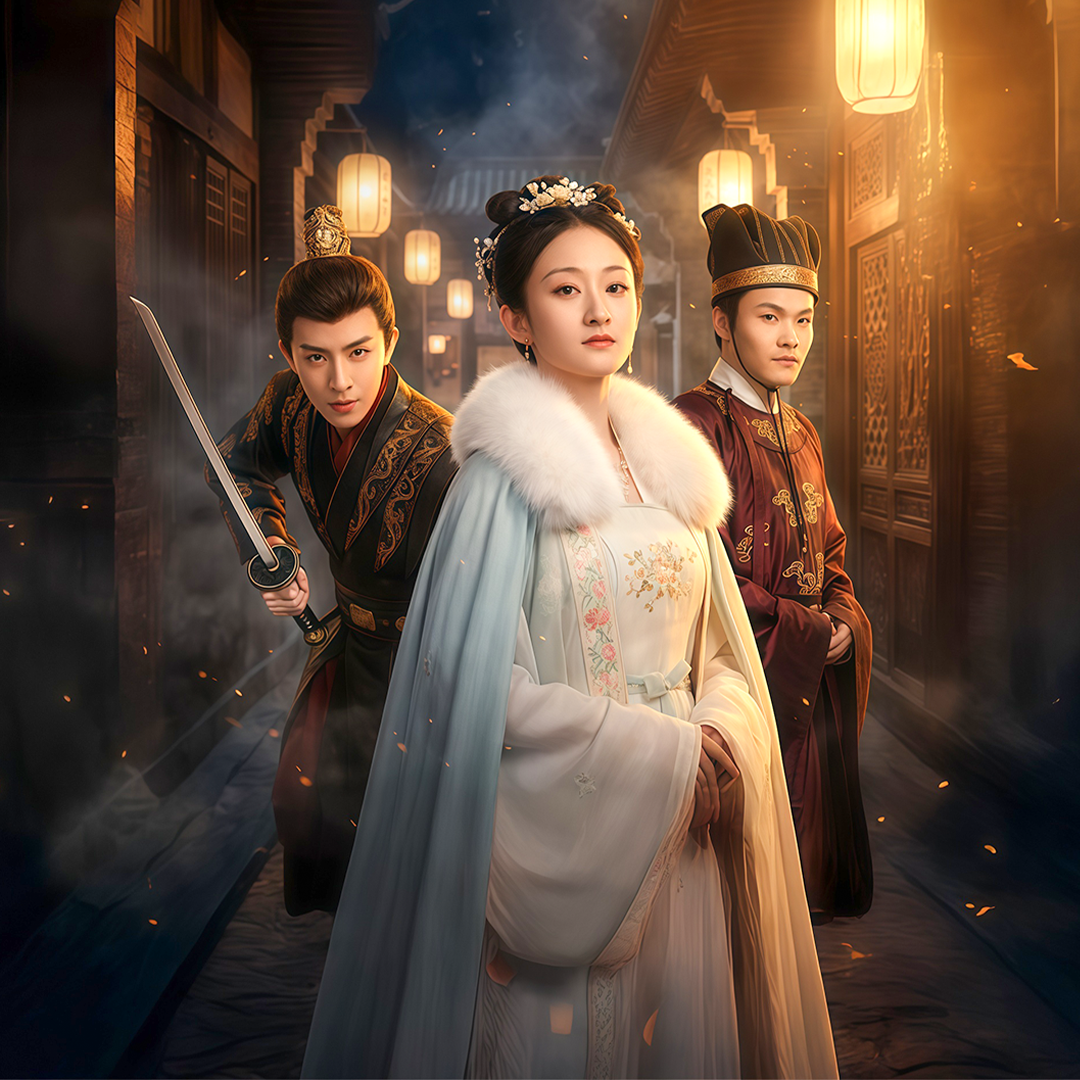 A female CEO has arrived at shogun poster
