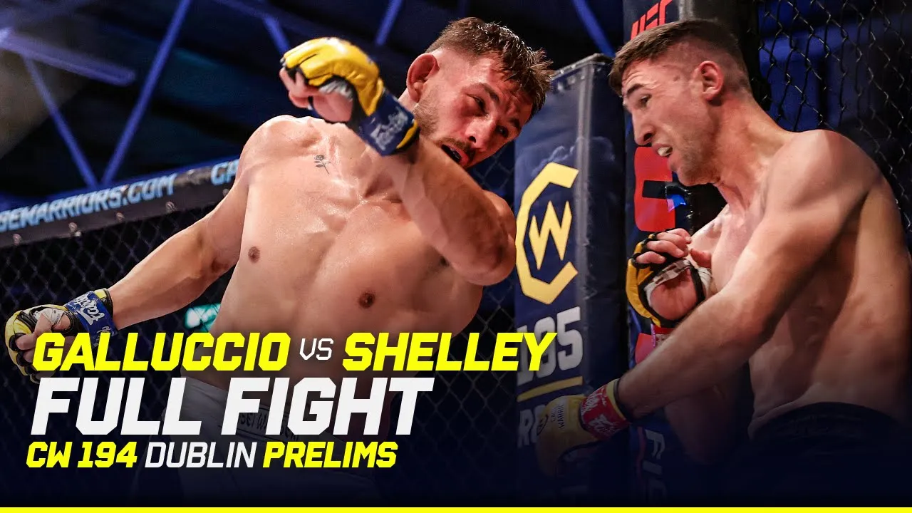 Featherweights Provide Fireworks ЁЯФе | Gabriele Galluccio vs. Ryan Shelley | CW 194 Dublin FULL FIGHT