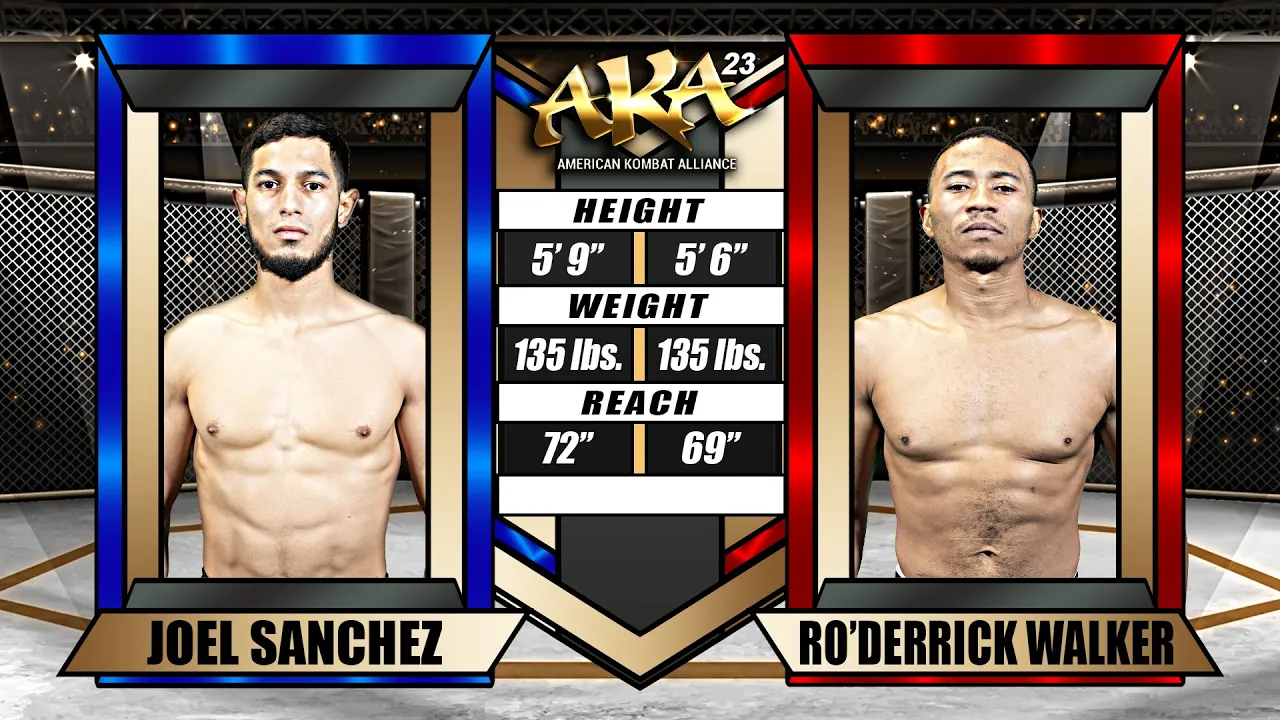 AKA 23 Fight 2 Joel Sanchez vs Ro’Derrick Walker