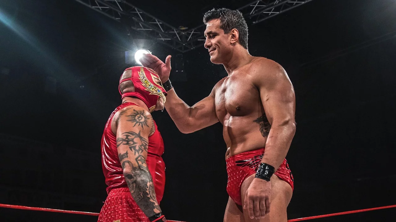 Rey Mysterio vs. Alberto El Patron (Pro Wrestling World Cup Mexico Part 5)