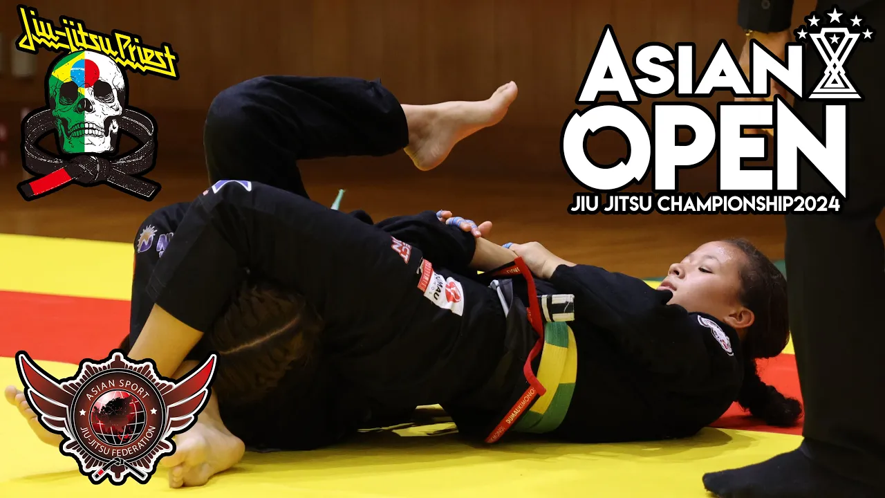 【FULL FIGHT】イザベラ・カドグチ vs 福万珠望 / ASJJF ASIAN OPEN 2024 【ブラジリアン柔術】Isabela Kadoguti vs Jyuno Fukuman background