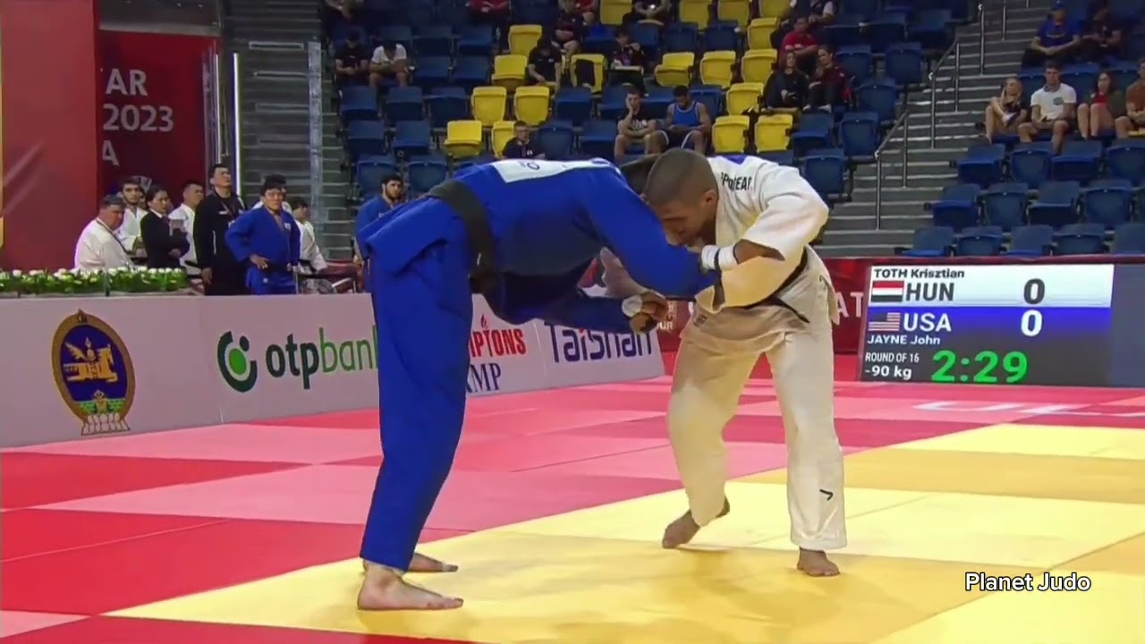Krisztian TOTH 🇭🇺 🆚️ John JAYNE 🇺🇲 | 1 раунд/-90кг | Большой Шлем Улан-Батор 2023 