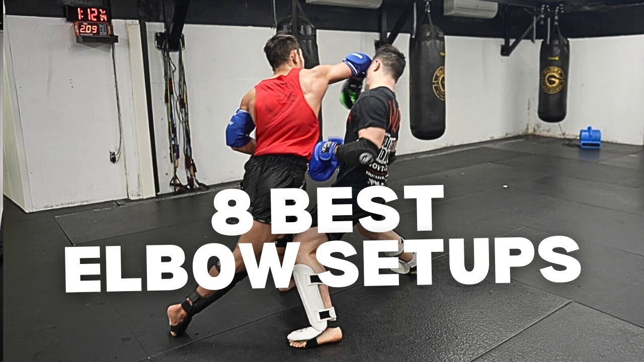 My TOP 8 Muay Thai Elbow Setups (real time sparring)