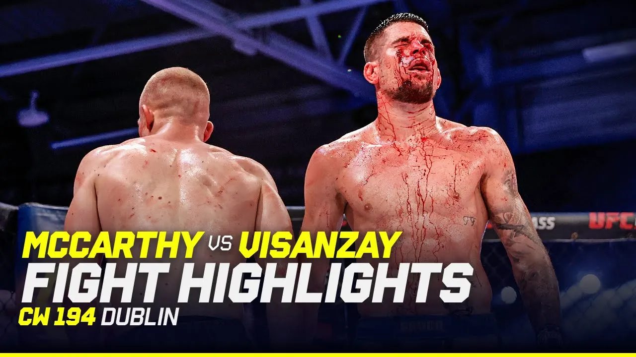 THE HOTSTEPPER RETURNS 🕺 | Conor McCarthy vs. Diego Visanzay | CW 194 Dublin FIGHT HIGHLIGHTS