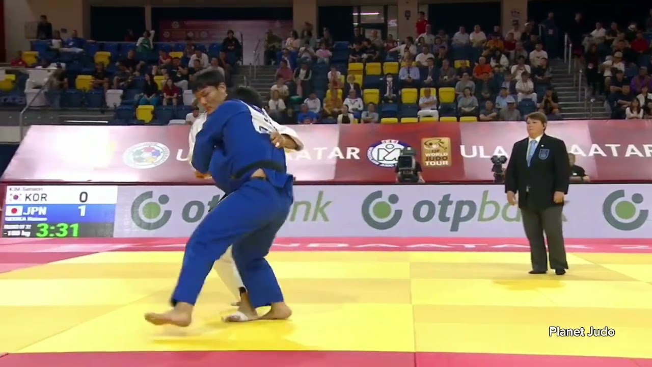 Seheon KIM 🇰🇷 🆚️ Kotaro UEOKA 🇯🇵 | 1 раунд/-100кг | Большой Шлем Улан-Батор 2023 