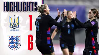 SUPERB SIX 🤩| HIGHLIGHTS | Ukraine v England | Women | FIFA World Cup European Qualifier