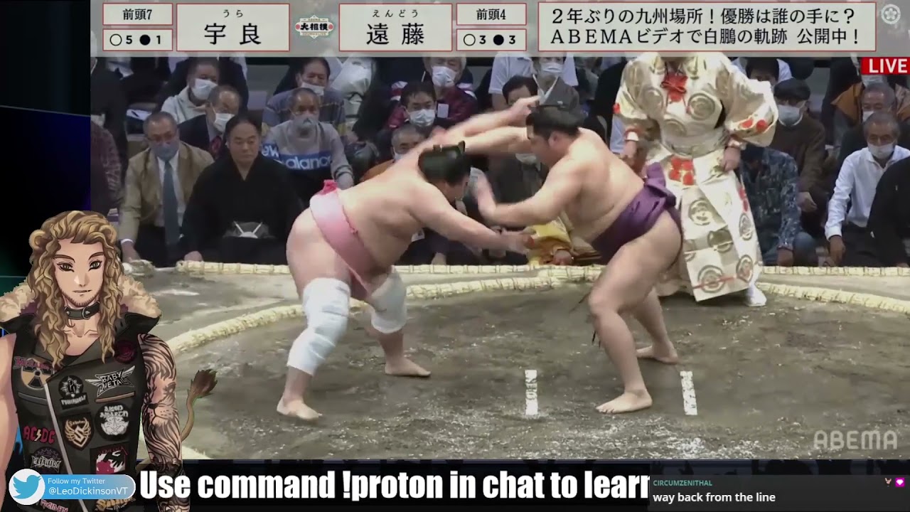 Kyushu Basho Day 7: Abi falters, Oho stands tall, and of course the frontrunners are Teru and Taka background