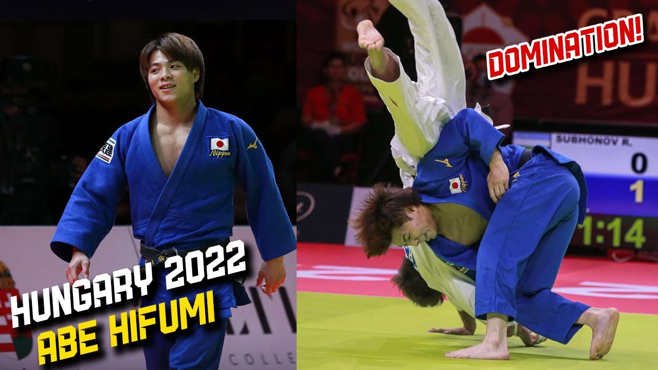 Abe Hifumi - 阿部一二三 - Grand Slam Hungary 2022 background