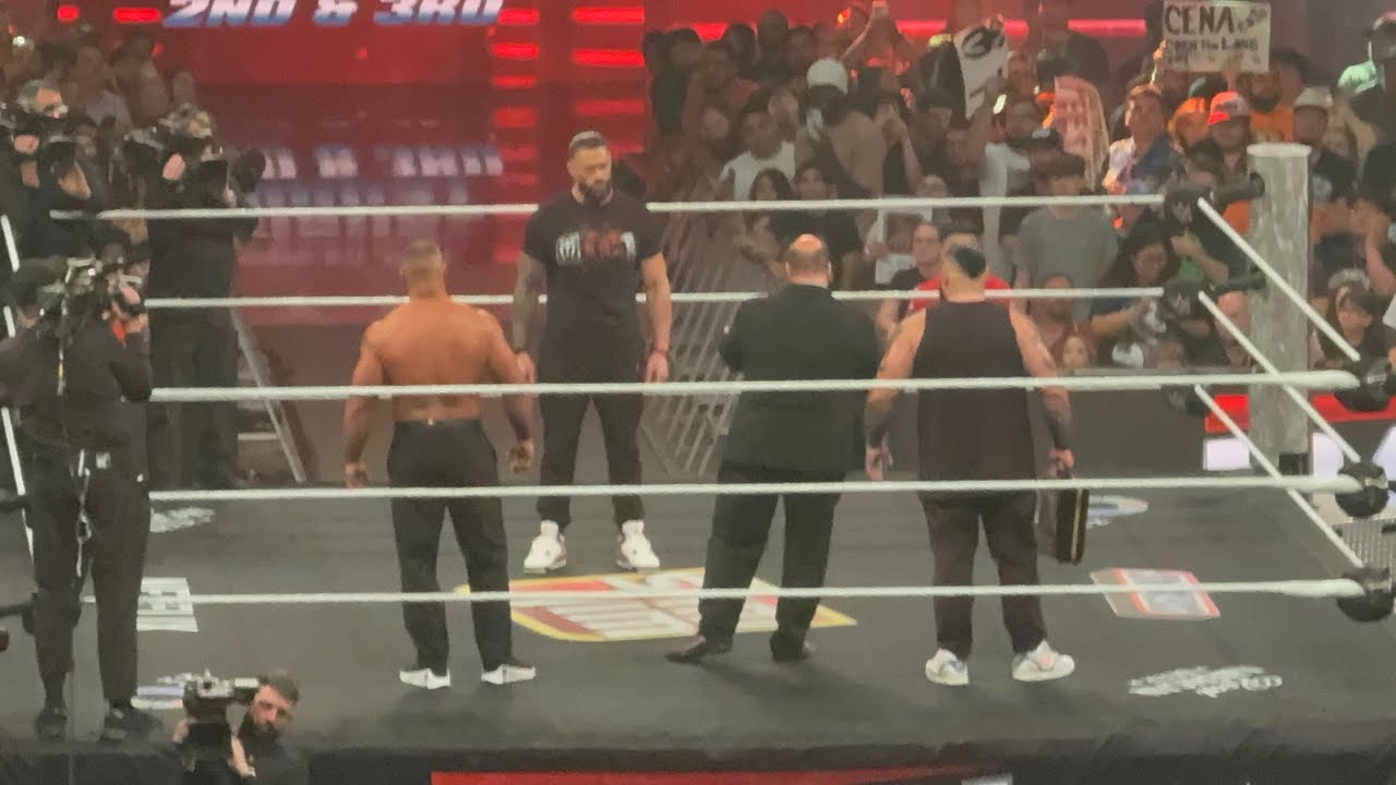Roman Reigns & Jey Uso Brawl with Bron Breakker & Bronson Reed Full Segment - WWE Raw 7/21/2025