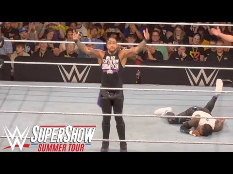 June. 22, 2024 : WWE Supershow Summer Tour Bloomington, Illinois Full Show background