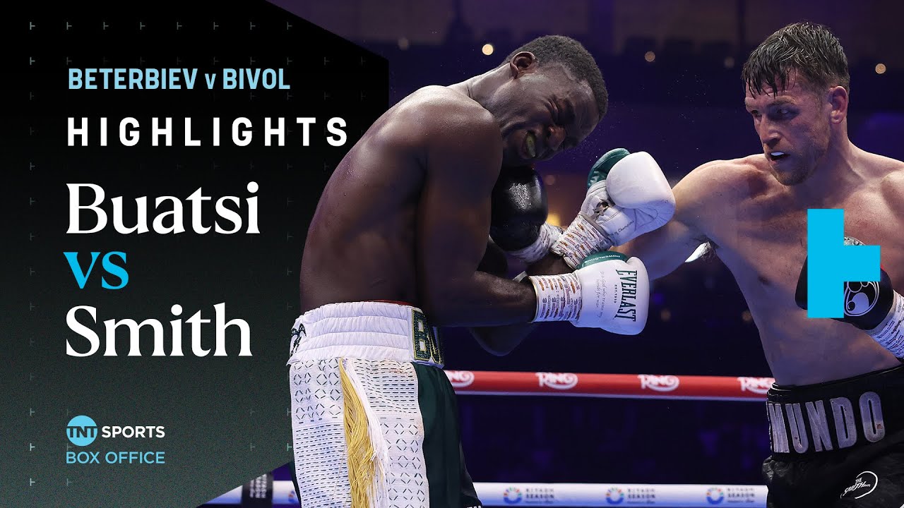 FIGHT OF THE YEAR! 💥🔥 | Joshua Buatsi vs. Callum Smith Fight Highlights | #TheLastCrescendo 🇸🇦 background