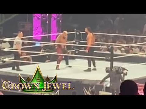 The Bloodline vs Roman Reigns, Jey Uso & Jimmy Uso - WWE Crown Jewel 11/2/2024