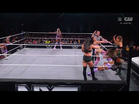 Kelani Jordan, Bianca Belair & Jade Cargill VS Fatal Influence 2/2