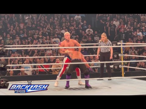 Undisputed Championship - Cody Rhodes vs Aj Styles Full Match - WWE Backlash 5/4/24 background