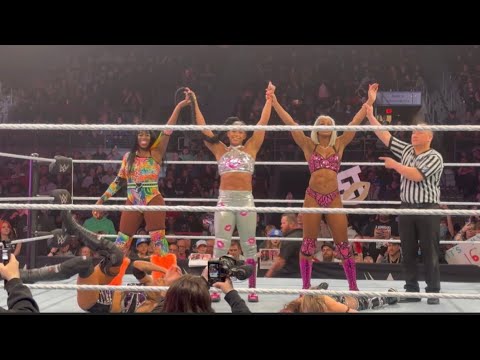 Damage Ctrl vs Bianca Belair, Jade Cargill and Naomi Full Match - WWE Live
