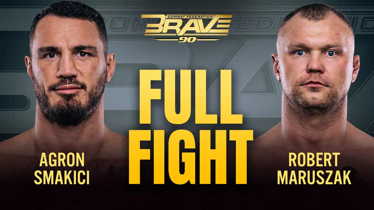 Agron Smakici vs Robert Maruszak | BRAVE CF 90 | Full Fight
