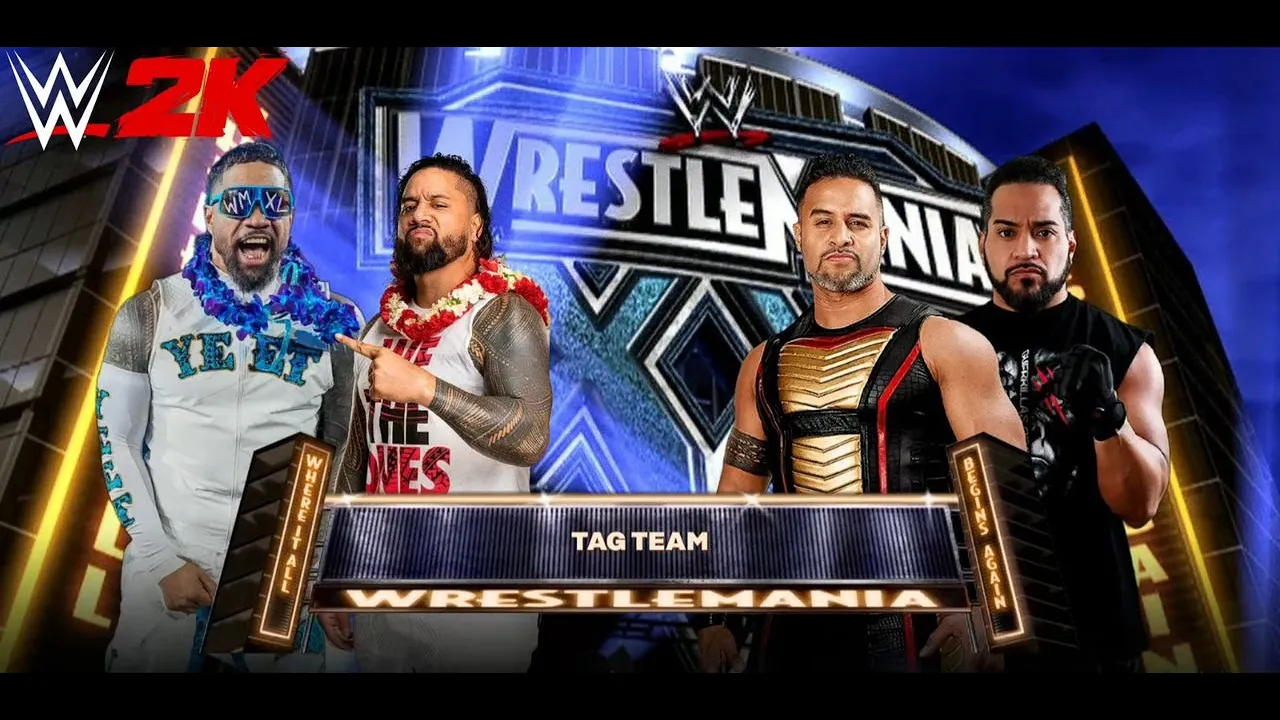 Jey Uso Jimmy Uso vs Tama Tonga Tonga Loa The Bloodline | WWE Tag Team Championship Match | The Usos