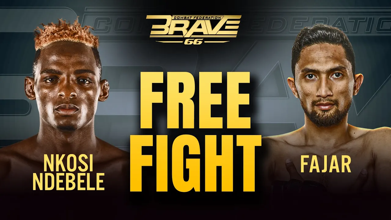 Nkosi Ndebele vs Fajar FREE MMA Fight BRAVE CF 66