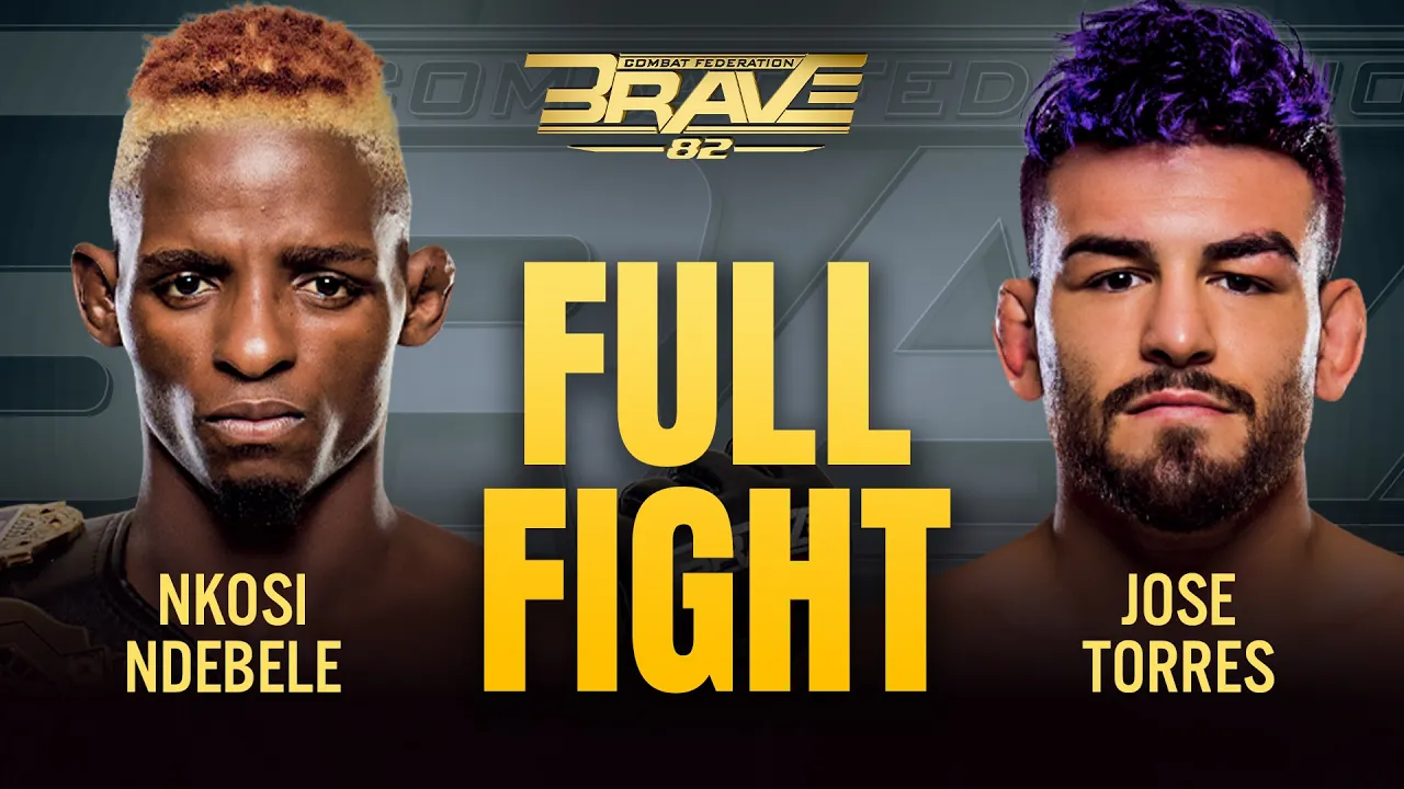 Nkosi Ndebele vs Jose Torres | Full Fight | BRAVE CF 82 background