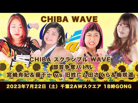 宮崎有妃&優宇vs旧姓・広田さくら&梅咲遥 background
