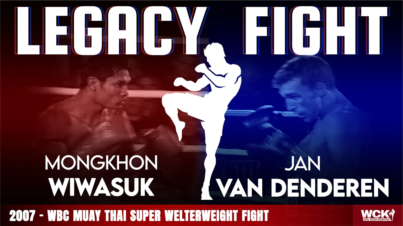 Jan Van Denderen vs Mongkhon Wiwasuk | WBC Muay Thai Super Welterweight Fight | WCK - Sept 8, 2007 background