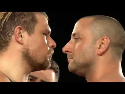 Lionheart vs Just Justice - Title vs Career, Fear & Loathing XI backdrop