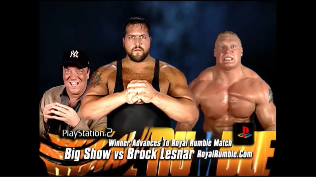 Story of Big Show vs Brock Lesnar | Royal Rumble 2003 background