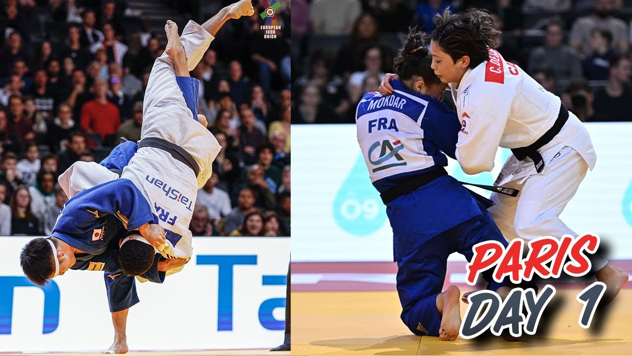 Paris Judo GS 2024 - DAY 1 Highlights - Maruyama vs Basile, Deguchi and more! background