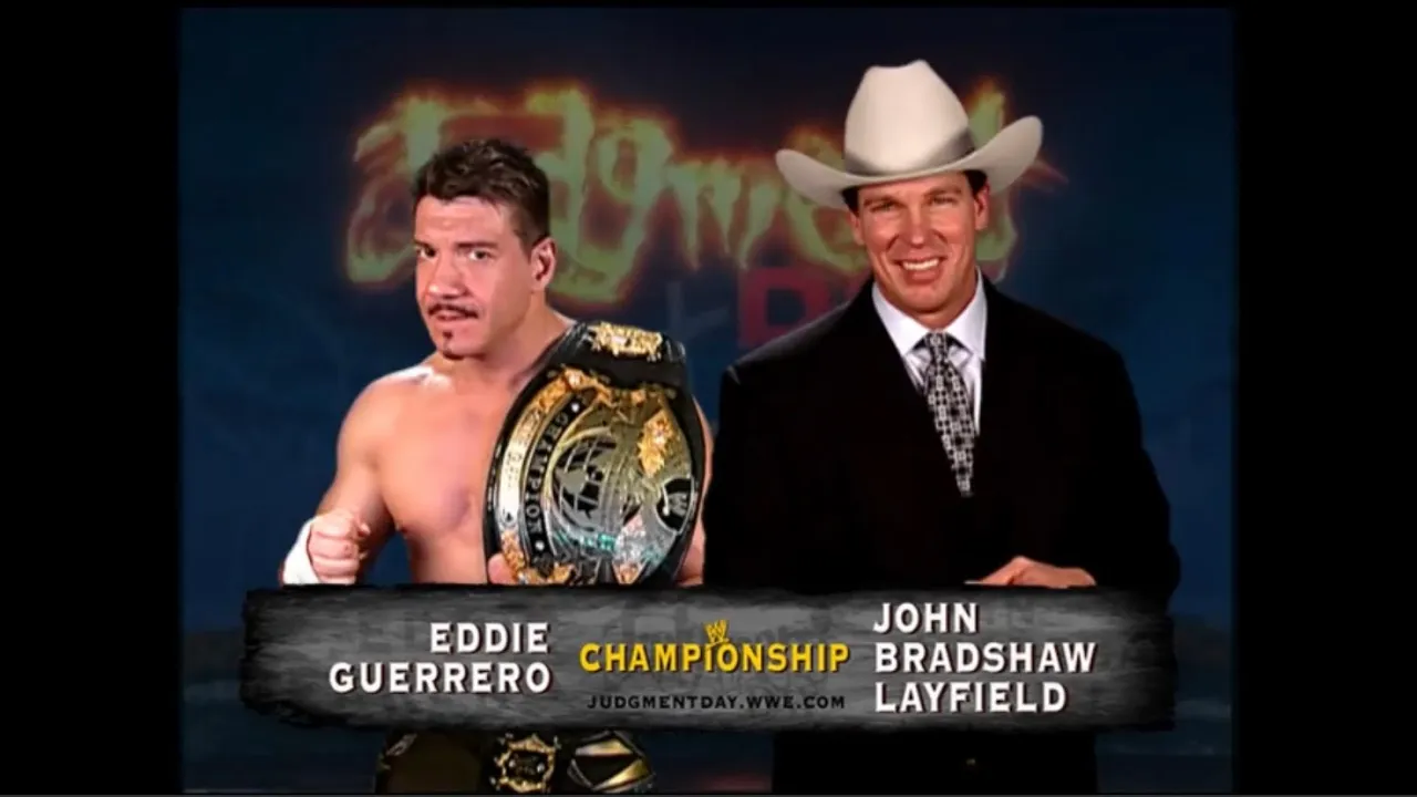 Story of Eddie Guerrero vs. JBL | Judgement Day 2004 background