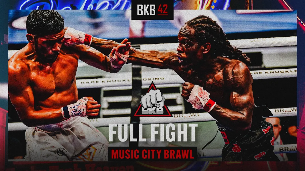 Free Bare Knuckle Boxing | Javon Wright Carlos Guerra| BKB 42 - Nashville background