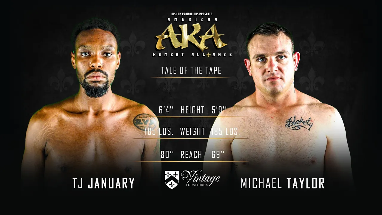 AKA 37 Bout 4 Michael Taylor vs TJ January background