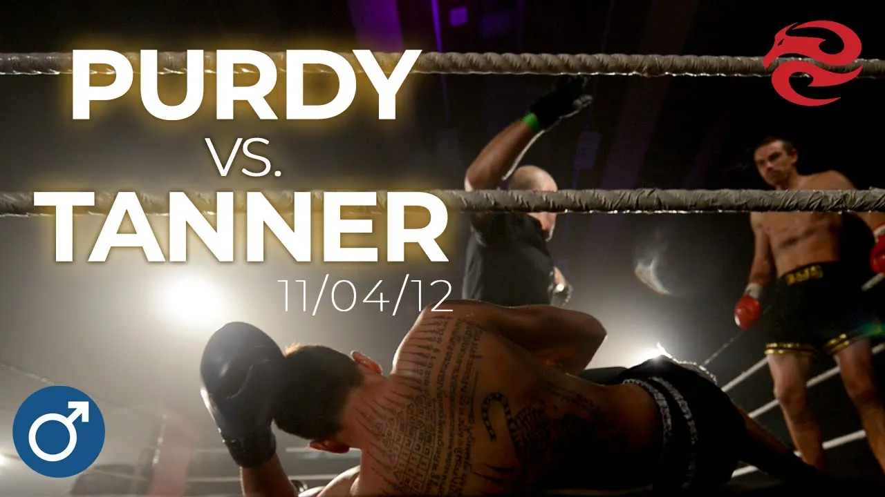Jake Purdy vs. Dan Tanner, Muay Thai fight at Clash of the Titans background