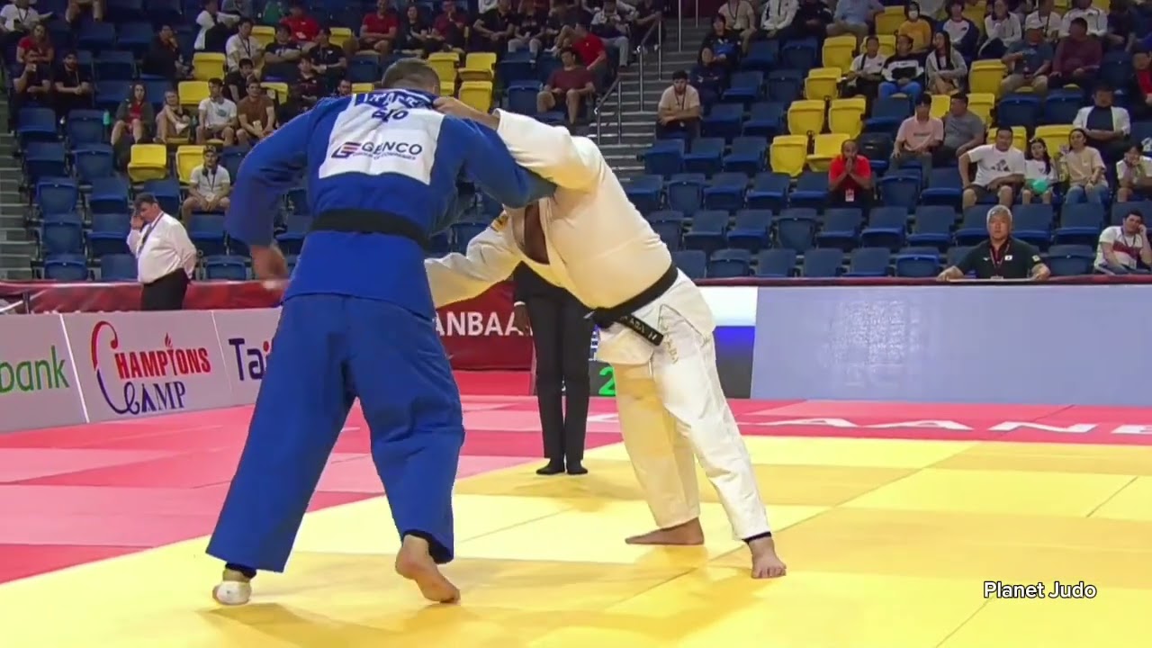 Aaron WOLF 🇯🇵 🆚️ Varlam LIPARTELIANI 🇬🇪 | полуфинал /-100кг | Большой Шлем Улан-Батор 2023 