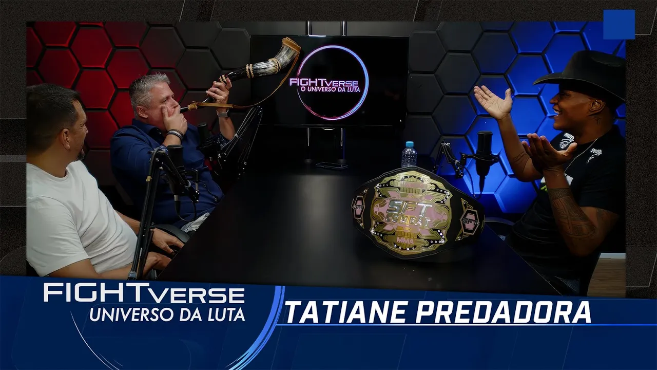 Tatiane Predadora: A Rainha do Peso-Galo SFT Combat Revela Tudo! | Fightverse background