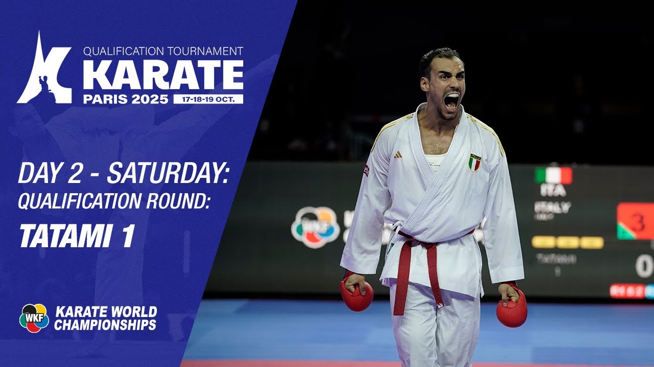 Paris Qualification Tournament - SATURDAY - Qualification Round - Tatami 1| WORLD KARATE FEDERATION