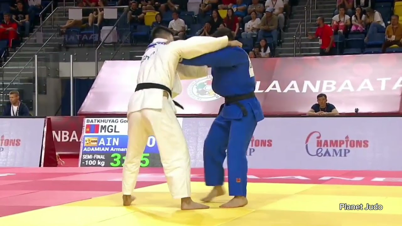 Gonchigsuren BATKHUYAG 🇲🇳 🆚️ Arman ADAMIAN 🇷🇺 | полуфинал/-100кг | Большой Шлем Улан-Батор 2023 