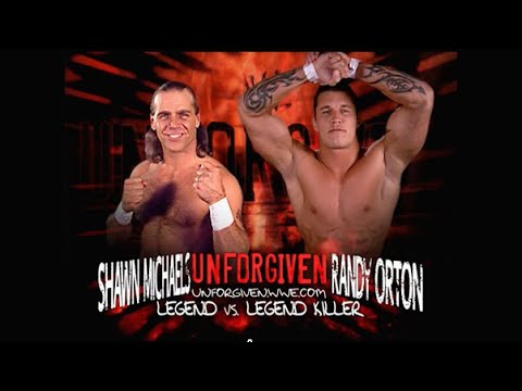 Story of Shawn Michaels vs Randy Orton | Unforgiven 2003 background