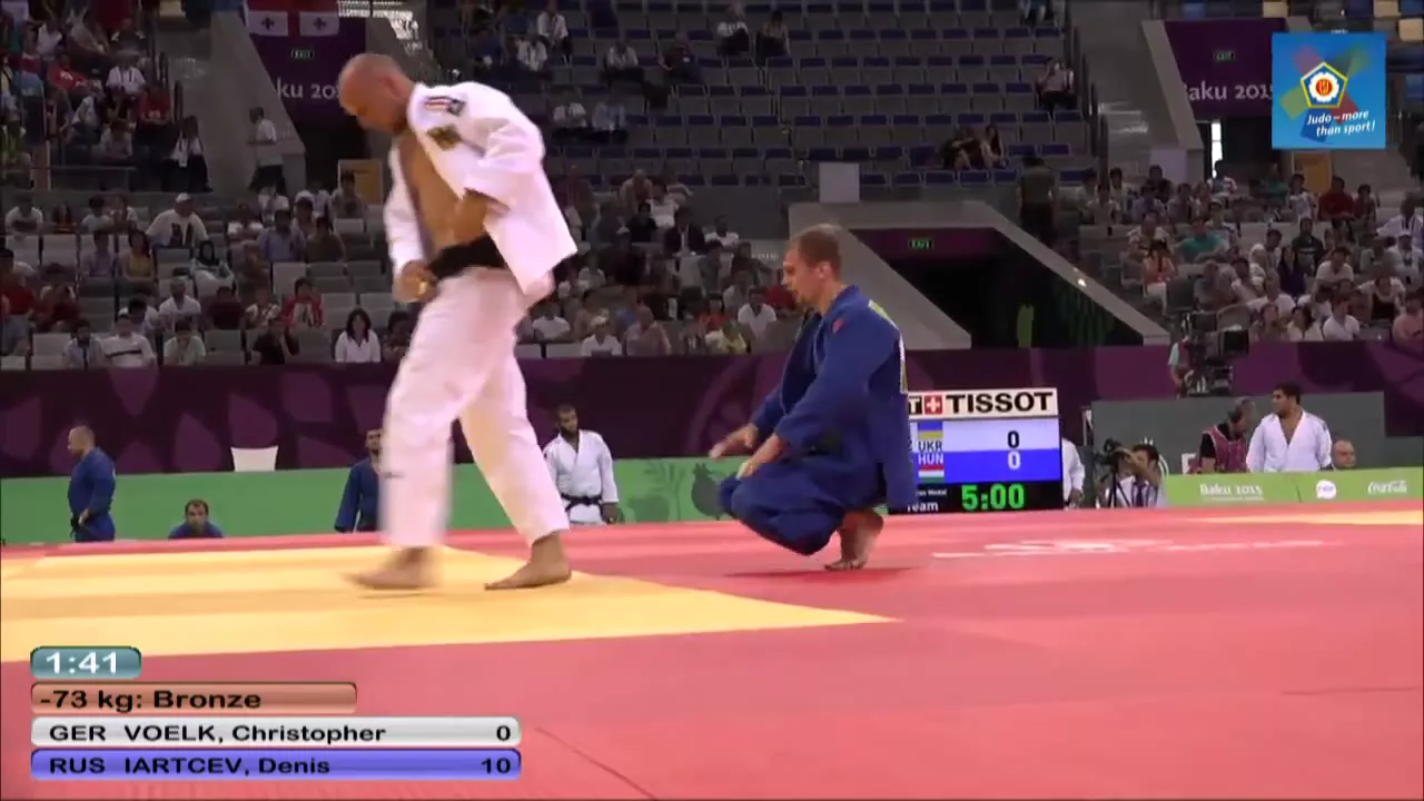 Russia ve Germany European judo teams championships - Baku 2015