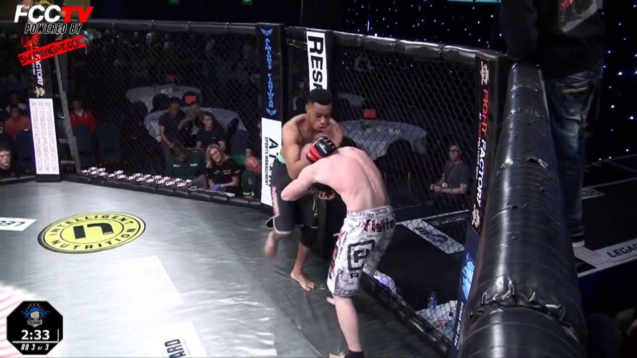 Manny Akpan devastating TKO Finish FCC 7