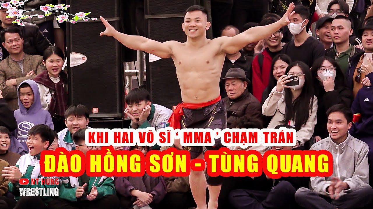 Trận Giao lưu 2 VÕ SĨ "MMA" : ĐÀO HỒNG SƠN - TÙNG QUANG .men wrestling background