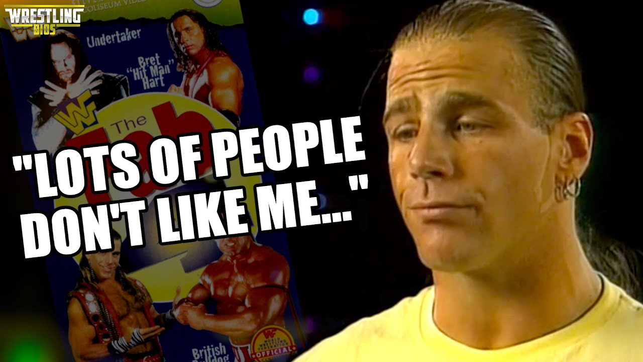 Watching Shawn Michaels WWF Fab Four Interview background