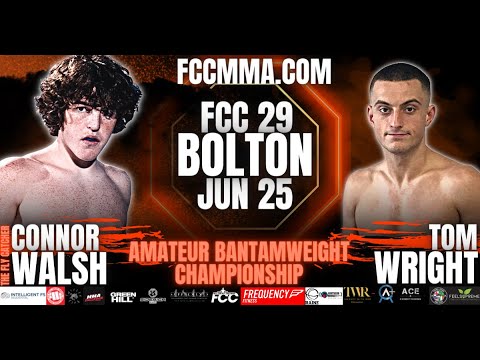 FCC 29: TOM WRIGHT VS Connor Walsh background