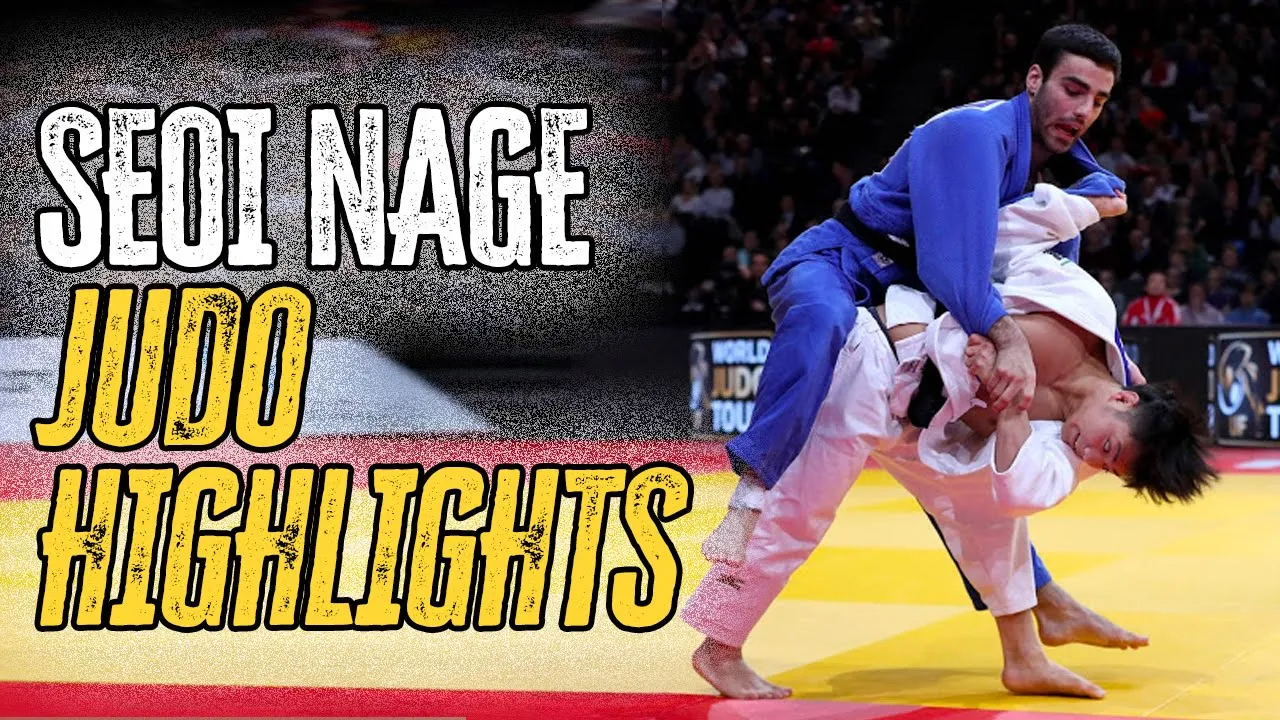 Seoi Nage Judo Highlights 背負い投げ 柔道ハイライト backdrop