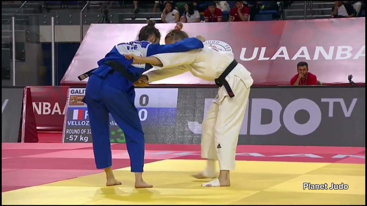 Kseniia GALITSKAIA 🇷🇺 🆚️ Ophelie VELLOZIZ| 🇫🇷  1 раунд/-57кг | Большой Шлем Улан-Батор 2023 