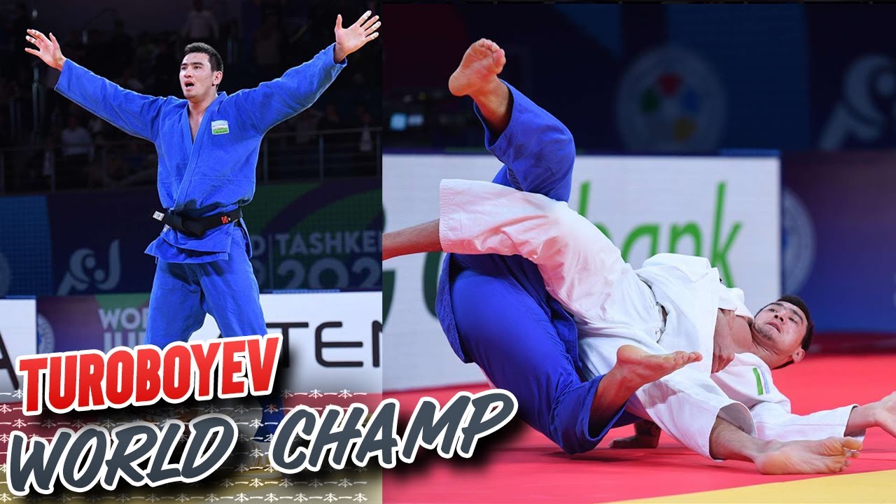 TUROBOYEV Judo World Champion 2022 background