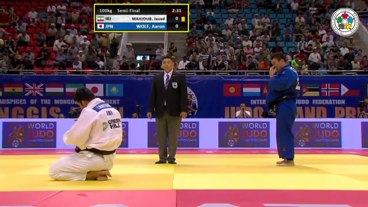 Aaron Wolf vs Javad Mahjoub Grand-Prix Ulaanbaatar 2015
