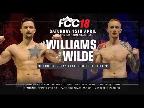FCC18 | Ian Williams vs Tim Wilde | Fight Promo | April 15th