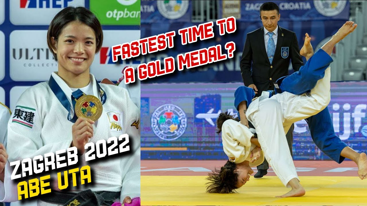 Abe Uta 阿部詩 Judo Grand Prix Zagreb 2022 background