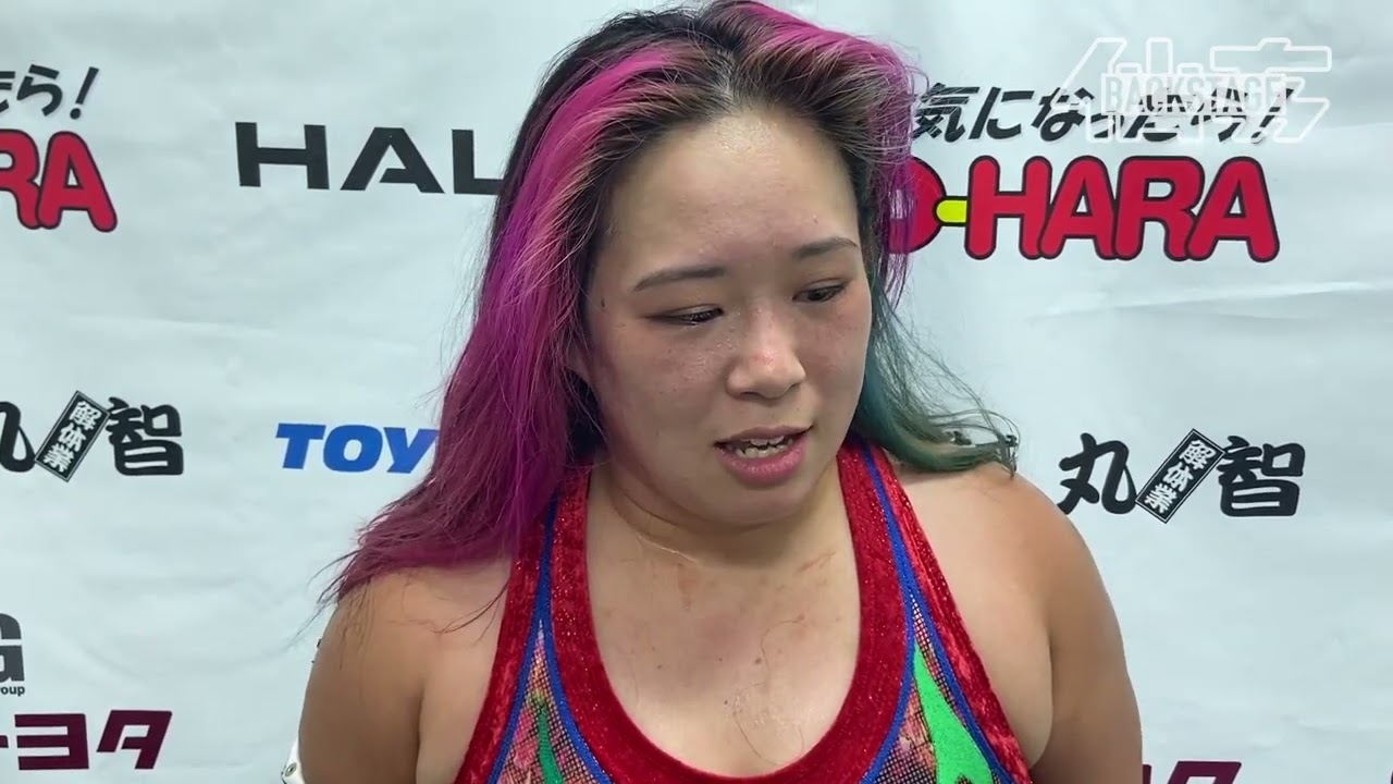 【BACKSTAGE】7.10後楽園…王者橋本が語る仙女のタイトル、挑戦者・朱崇花への想い…!- 2022.6.19 仙台大会