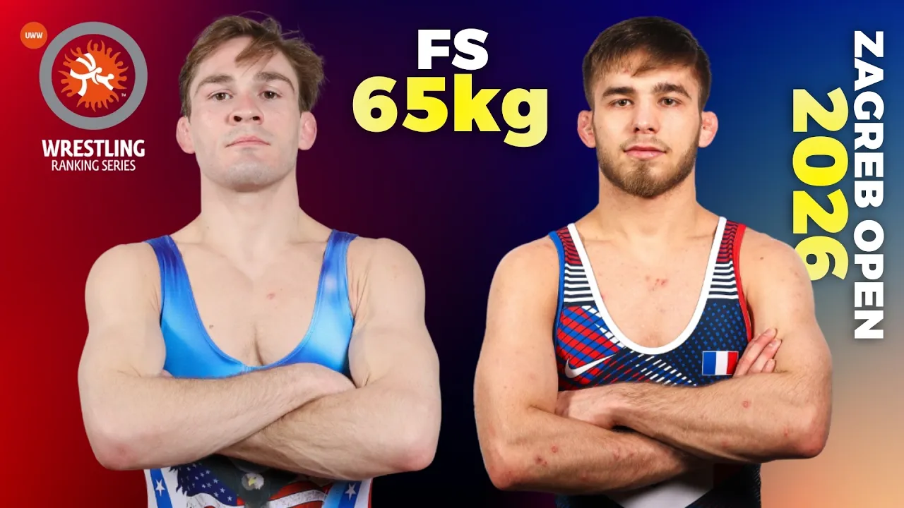 Khamzat Timourovitch ARSAMERZOUEV (FRA) vs. Joseph Christopher MC KENNA (USA) Zagreb 2026. 3/4 Medal